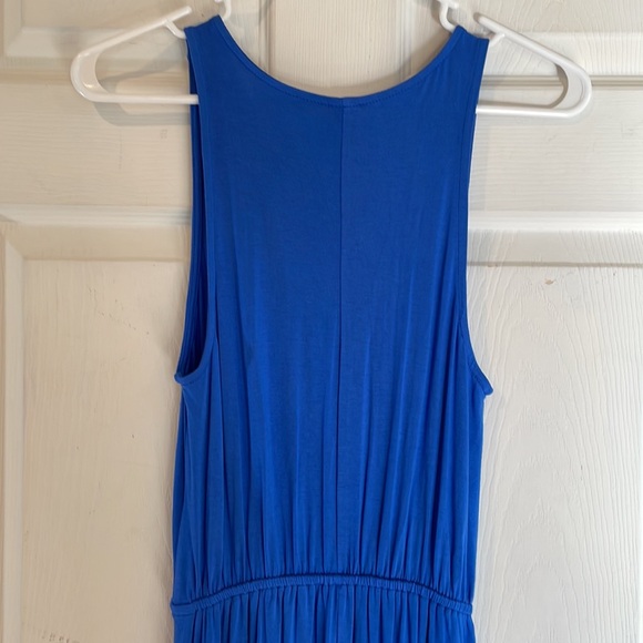 Old Navy Size Small/ Petite Women's Vibrant Blue Maxi Dress - Picture 8 of 9